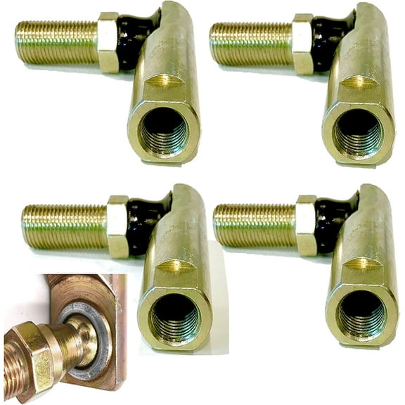 HD Switch Heavy Duty Upgraded Crimp Construction Ball Joint Tie Rod Set (2) AM100645 LH & (2) AM100644 RH fits John Deere 110 112 210 212 214 216 300 314 316 317 (2 Sets)