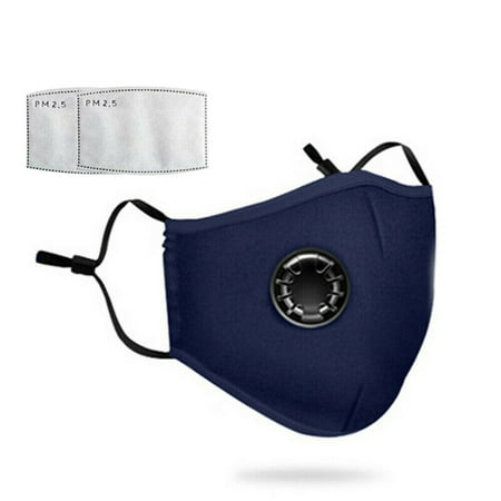 Riding Cycling Face Shield Activated Anti-Pollution Reusable Face Protection Carbon Filter Anti-fog Washable