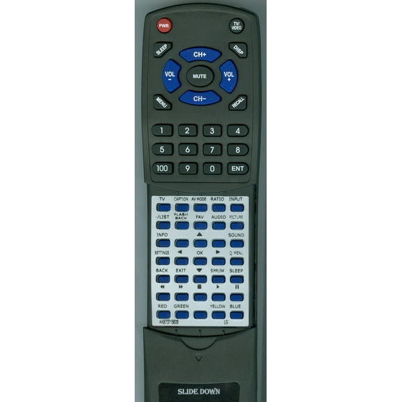 Replacement Remote for LG AGF76692601, RTAKB73715608, AKB73715608, 32LN530B, 32LN5300, 39LN5300, 42LN5300, 47LN5310, 50LN5310, 55LN5310, 32LN536B, 42