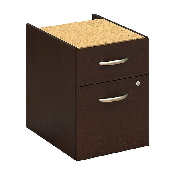 Bush Business Furniture Westfield 2 Drawer 3/4 Pedestal Hansen Cherry WC24490