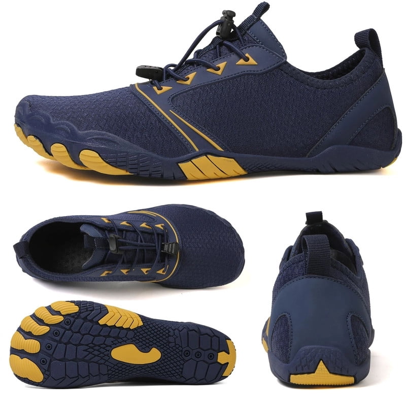 BERANMEY Casual Hike Barefoot Shoes for Women & Men Breathable Non-Slip Athletic Footwear Wide Toe Water Shoes for Hiking Non-Slip Shoes for Unisex Grounded Comfort wear