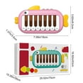 thumbnail image 3 of Educational Toys Montessori Learning Toys, STEM Cognitive Development Games, Pocket Piano Multi Functional Electronic Piano Baby Musical Instrument Toy Can Play Puzzle Enlightenment, 3 of 7