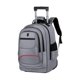 thumbnail image 5 of Mochila con ruedas Mochila de viaje con ruedas Maleta con ruedas para pasar la noche para hombres y mujeres Mochila multifuncional con ruedas para , Gris, 5 of 8