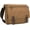 Coffee, variant on Large Vintage Canvas Messenger Shoulder Bag Travel Crossbody Purse Briefcase Business Bag for 15inch Laptop