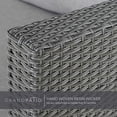 thumbnail image 4 of Grand Patio 28.25''D X 28.25''W X 25''H Wicker Side Table with Storage, Natural Gray, 4 of 7