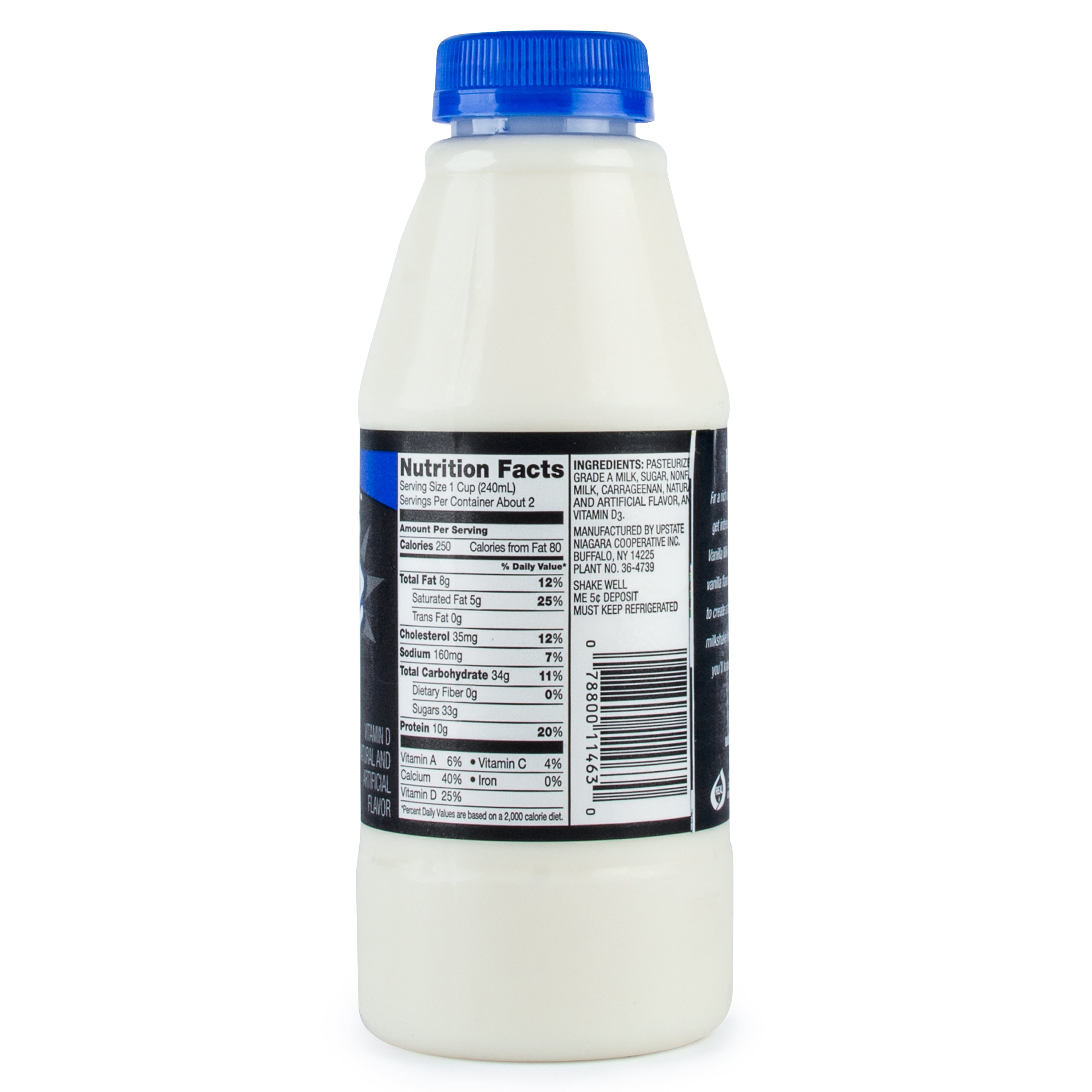 Upstate Farms Intense Whole Milk Vanilla, 16 oz
