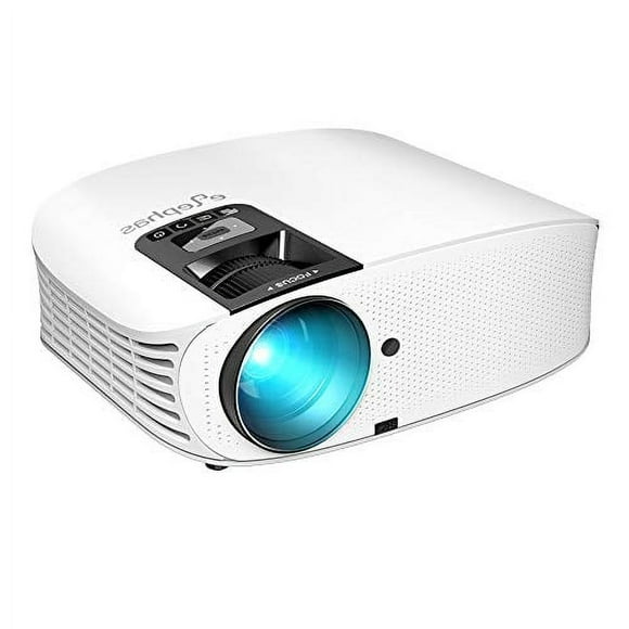 Projecteur, ELEPHAS Projecteur de Cinéma Maison à DEL 4000 Lux avec 200 Pouces, Prend en Charge 1080P HD HDMI VGA AV USB Micro SD Projecteur Vidéo