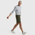 thumbnail image 4 of Hanes Originals Shorts Men's Gym Workout Pockets Cool Comfortable Cotton 7 Inseam, 4 of 5