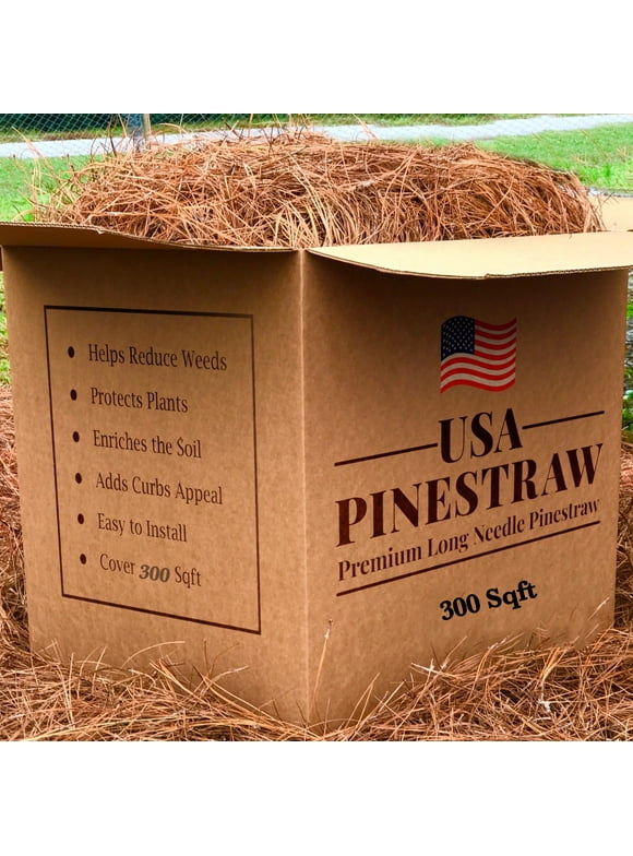 Pine Straw in Mulch