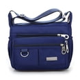 thumbnail image 1 of LHSHID Multi-pocket crossbody bag for women, nylon, shoulder messenger travel handbag with adjustable strap, 1 of 6