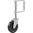 thumbnail image 1 of 1pcs 4" Gate Caster with Spring and Swivel, Heavy Duty, 70kg Load Capacity, 1 of 3