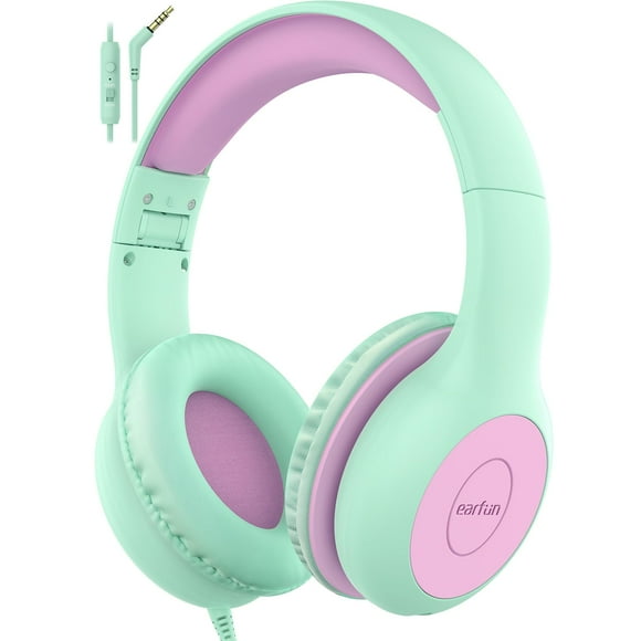 Auriculares EarFun Kids con cable y micrófono con límite de volumen de 85/94 dB