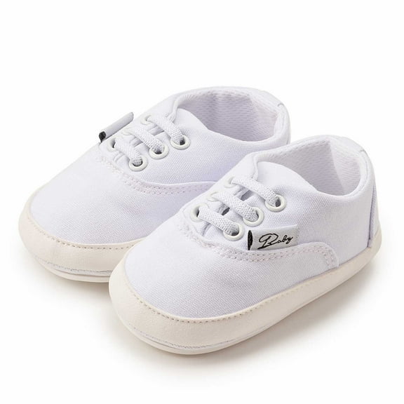 Krdevn Classic Baby Sneakers Toddler Shoes for Learning To Walk Soft Rubber Sole for Indoor and Outdoor Activities,Baby Shoes Girl,Size:12-18 Months