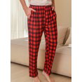 thumbnail image 3 of Moolmeyno 3PCS Mens Pajamas Pants Silky Fabric Long Pants Loungewear Pijamas Para Hombres M-2XL, 3 of 5