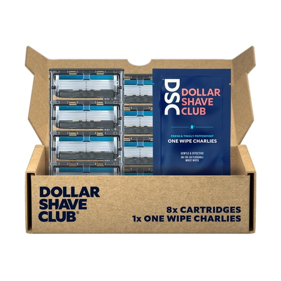 Cartuchos de recarga para Razor Dollar Shave Club, 6 hojas, 8 unidades