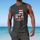 thumbnail image 5 of Tanque Deportivo de Cuello Redondo de la Impresión de la Moda Casual de los Hombres, Blusa de Poliéster sin Mangas para el Uso Diario Casual Al Aire Libre, 5 of 5