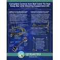 thumbnail image 6 of Front Right Upper Control Arm Ball Joint-Shock Absorber For 1988-1999 GMC C1500, 6 of 9