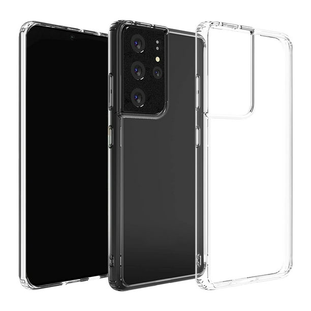 Funda de TPU suave transparente para teléfono de 6,8 pulgadas con protección total del cuerpo