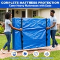thumbnail image 2 of TICONN Heavy Duty Mattress Moving Bag Storage Cover, King - with Handles, 2 of 8