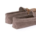 thumbnail image 2 of Minnetonka Men's Leather Laced Softsole, Grey, Size 7, 2 of 9