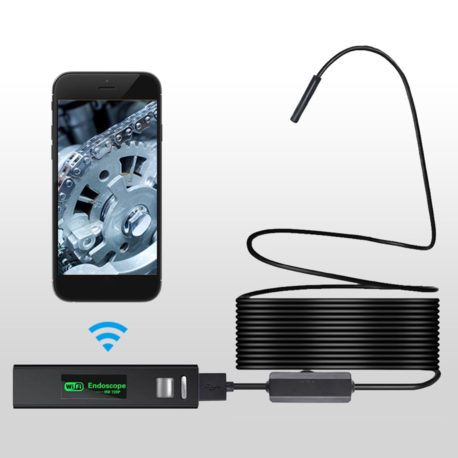 500cm HD USB Endoscope for Android Mobile Phone Computers Practical Waterproof USB Borescope 500cm HD USB Endoscope for Android Mobile Phone Computers Practical Waterproof USB Borescope