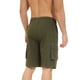 thumbnail image 3 of Augper Swim Trunks Fashion Men's Elastic Waistb and Beam Beach Line Belt Casual Sports Shorts, 3 of 3
