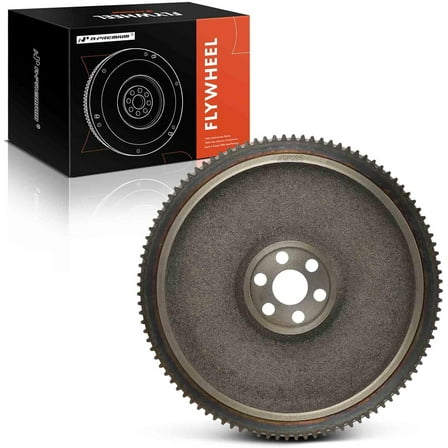 A-Premium Clutch Flywheel Compatible with Suzuki Samurai 1985-1995, Sidekick 1989, SJ413 1985, 1.3L, Manual Transmission, 6 Bolt Holes, 100 Teeth, Replace# 1262083000