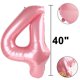 thumbnail image 3 of Globo número 14 Kelfuoya rosa nacarado de 40 pulgadas, 3 of 4