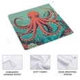 thumbnail image 3 of Red Octopus Towels for Bathroom, Kitchen, Gym, Towels, Soft, Highly Absorbent, Hanging Towel with Hanging Eyelet, 3 of 8
