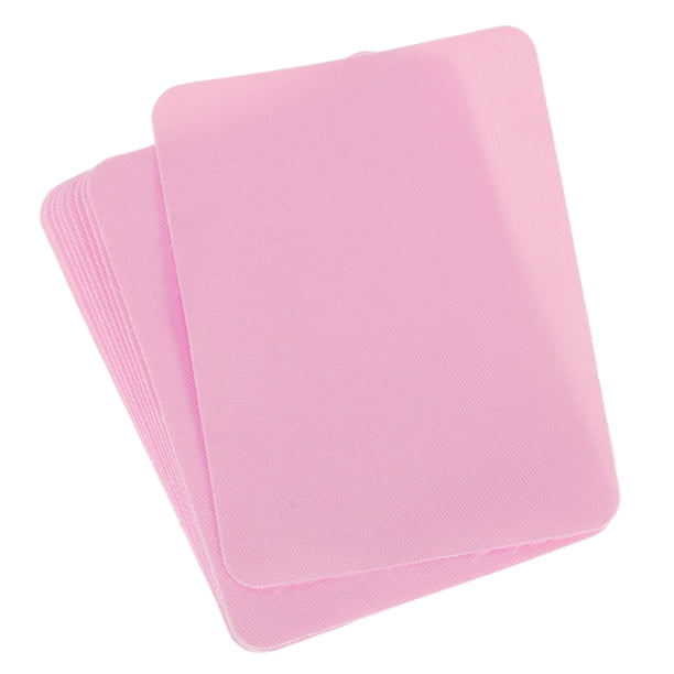 Parches de Tela Uxcell para Planchar Rosa Claro 4.9"x3.7" para Ropa Paquete de 18