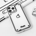 thumbnail image 4 of Funda de teléfono translúcida esmerilada para iPhone, carcasa protectora de silicona, línea bidimensional, cómic, iPhone 13 Pro Max, iPhone 14, 12, 11, XS, XR, X, 4 of 4