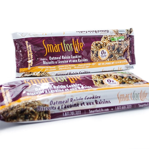 Smart for Life Oatmeal Raisin Diet Cookies 12 Ct (2 x 6 Ct ...