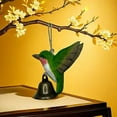 thumbnail image 3 of SLYNSHome Wood Hummingbird Figurines,Handmade Humming Birds Hanging Ornaments Flying Birds Statue for Window Garden Yard Tree Decorations,Bird Lovers Gift, 3 of 7