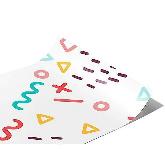 Rwraps Pink Abstract Acting Rehearsal Gloss Vinyl Film Wrap 59in x 6in Vinyl Vehicle Car Film Sheet