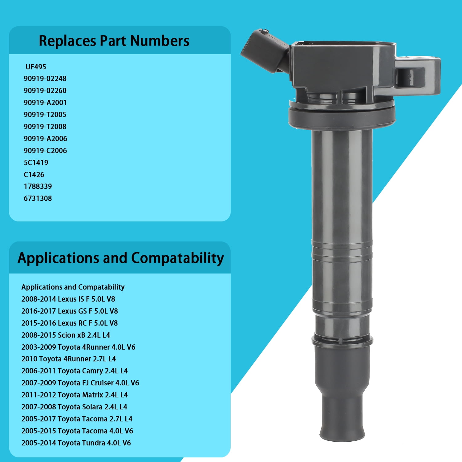 Toyota 90919 - High Quality Ignition Coils for Toyota Vehicles