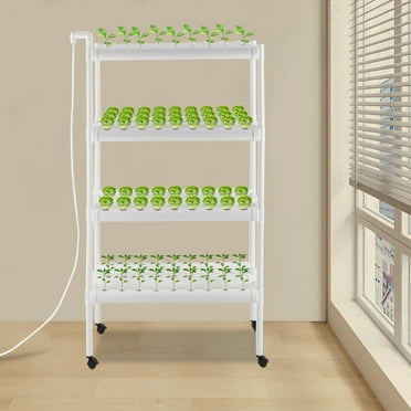 Hydroponic Grow Kit Hydroponics System 108Plant Sites 4 Layers 12 Pipes