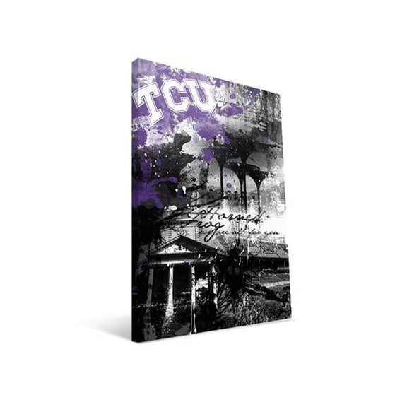 Texas Christian Spirit 24x36 Canvas