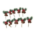 thumbnail image 3 of Christmas Picks, Fine Workmanship Christmas Decorations 10Pcs Pinecone  For Gift, 3 of 8