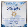 thumbnail image 3 of To My Daughter My Little Girl From Dad Infinity Knot Necklace Message Card, 3 of 17