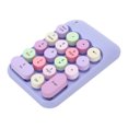 thumbnail image 1 of Retro Color Round Keycaps Wireless Numeric Keypad One Hand Portable Silent Number Pad USB Receiver for Laptop, 1 of 7