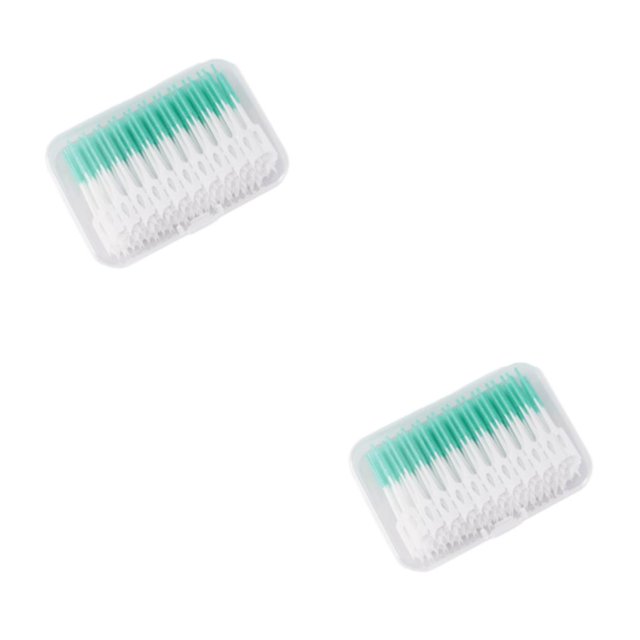 Smilepp Maintain HealthyOral Hygiene Routine With Flosser Toothbrush Easy light green 160 pieces 2Set