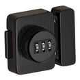 thumbnail image 2 of Cerradura de combinación para puerta, pestillo de seguridad para armario, cerradura con contraseña y cerrojo giratorio Negro, 2 of 7