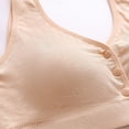 thumbnail image 3 of HAPIMO Everyday Sports Bra Wireless for Women Open Front Ultra Light Lingerie Shockproof Camisole Comfort Daily Brassiere Underwear Beige Free Size, 3 of 8