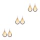 thumbnail image 1 of Pendientes de Gota de Agua Sonducket 2 uds. Moda Simple para Mujer Colorido, 1 of 6