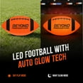 thumbnail image 3 of Light Up Football Glow in the Dark for Kids 8-12 Official Size, 3 of 9