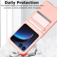 thumbnail image 4 of for Motorola Razr+ 2023 Case with Hinge Protection, Slim PC Back Cover Scratch-Resistant Fashion Women Girls Phone Case for Motorola Razr Plus 2023 - Pink, 4 of 12
