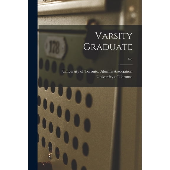 Varsity Graduate; 4-5, (Paperback)