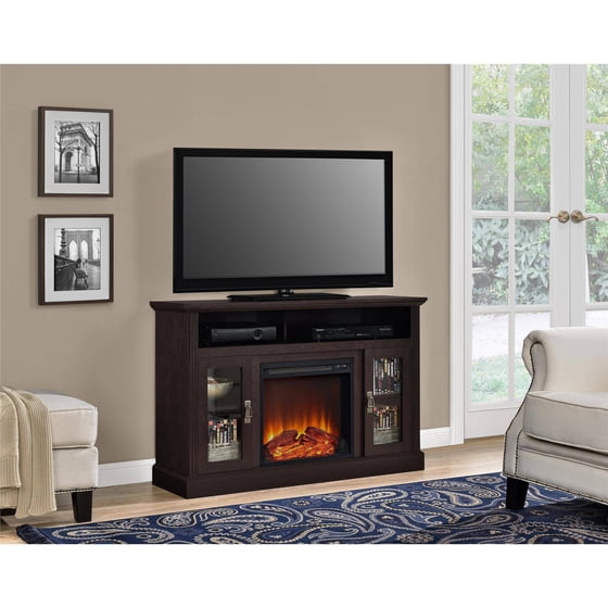 Ameriwood Home Chicago Electric Fireplace TV Console for TVs up to a 50