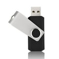 thumbnail image 3 of KOOTION 50PCS 1GB Bulk USB 2.0 Flash Drive Swivel Memory Stick Thumb Drives Pen Drive, Black, 3 of 6