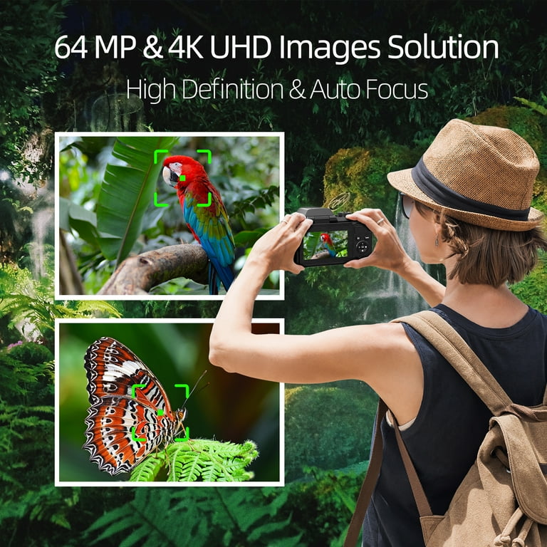 Amazon | NBD デジタルカメラ 4K オートフォーカス デジタル一眼